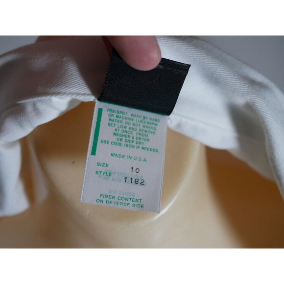 Vtg Work Force By Barco White Nurse Uniform Skirt Jacket Size 4 NOS - Picture 6 of 14